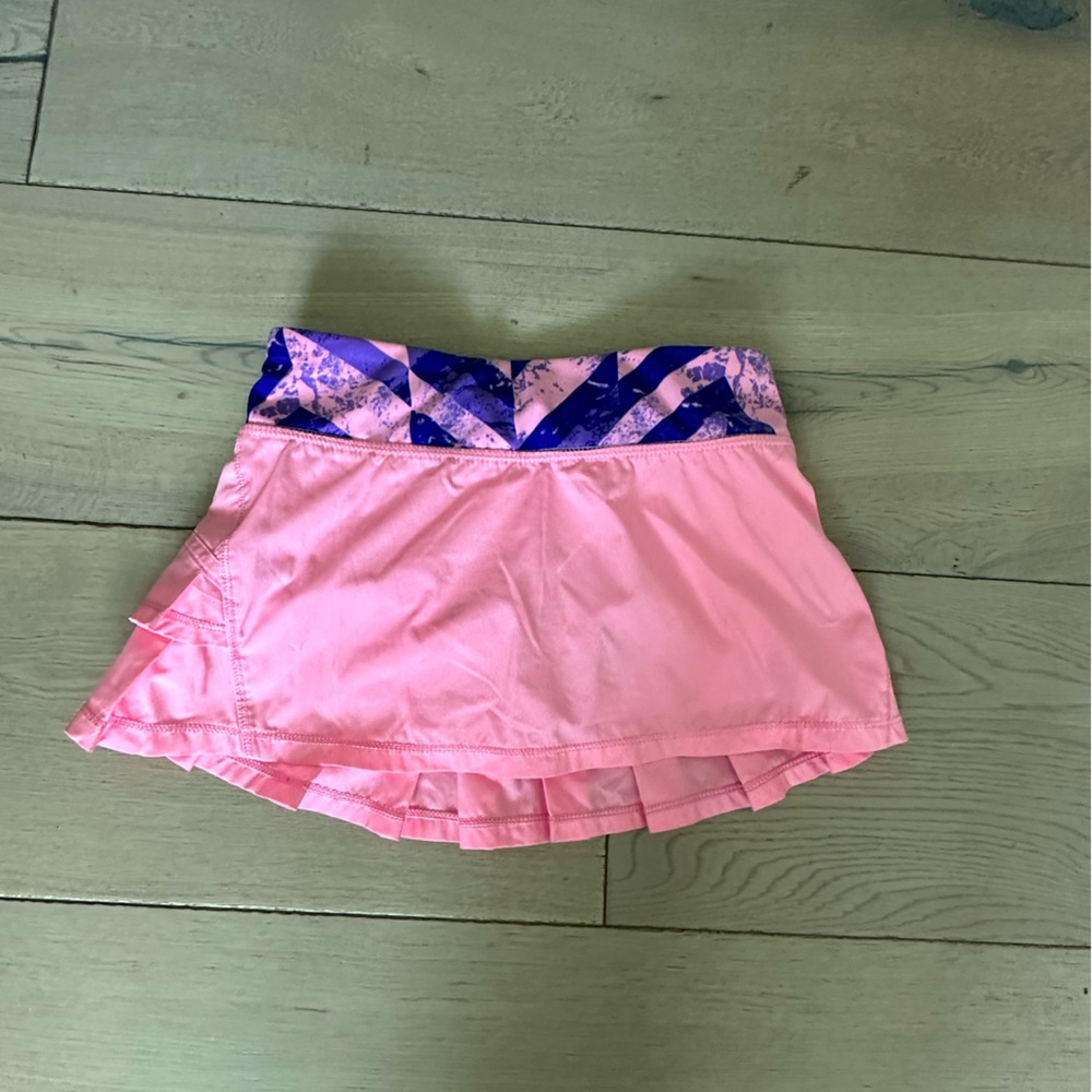 Ivivva Lululemon Pleated Tennis Skirt Pink Running Dance 7